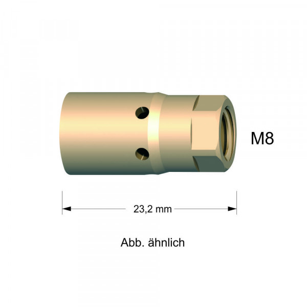 Düsenstock M8 / M10x1 23,2 mm WH W500 142.0117.10