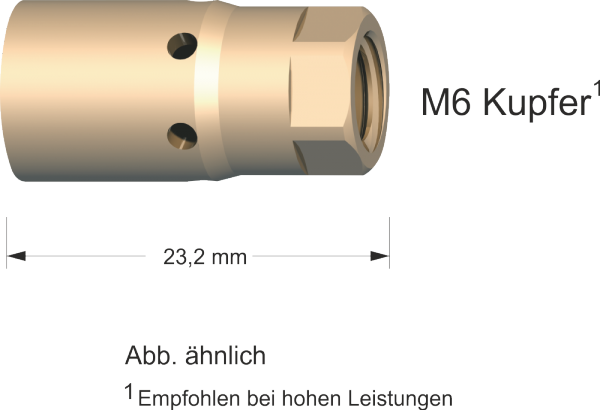 Düsenstock M6 23,2mm; Typ 505/500 142.0133