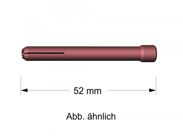 Spannhülse Ø 2,4 52 mm lang 701.0173