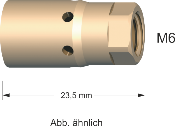 Düsenstock M6 23,5 mm WH 242 D 142.0149