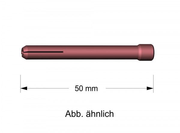 Spannhülse Ø 1,6 50 mm lang 702.0008